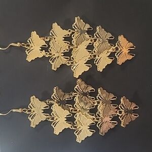 Gold Butterfly Earrings